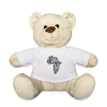 Africa lion savannah safari holiday gift desert - Teddy Bear - white - Front