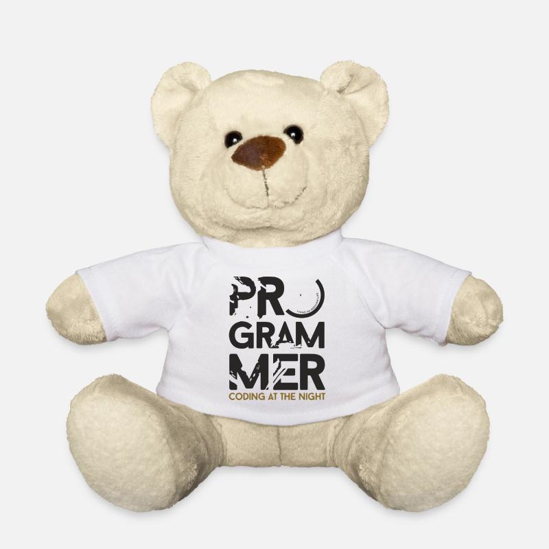 Programmierer - Teddy - Weiß