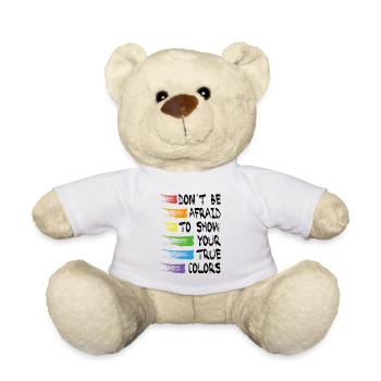 Cadeau LGB gay LGBTQ Trans Chemistry gay queer CSD - Nounours - blanc - Devant