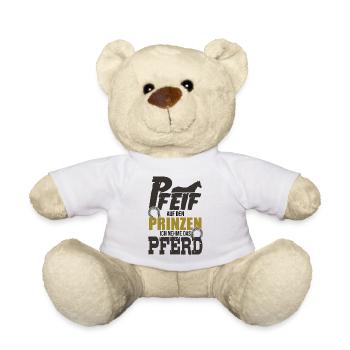 « Sifflement sur le prince » - Nounours - blanc - Devant