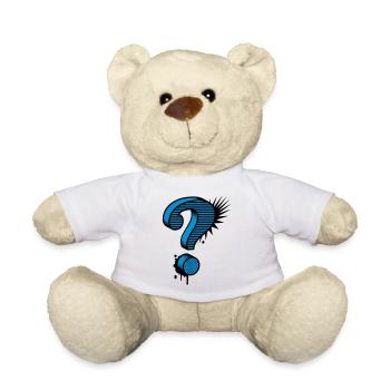 Fragezeichen Graffiti - Teddy - Weiß - Vorne