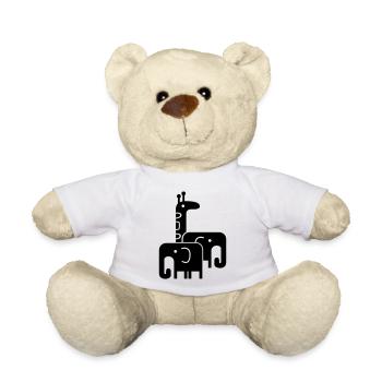 animaux - Nounours - blanc - Devant