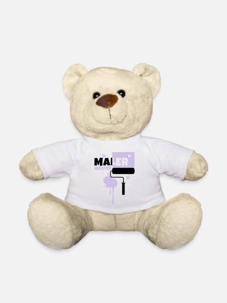 maler beruf malermeister - Teddy - Weiß