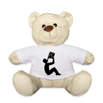 vergiften öl benzin diesel trinken saufen betrinke - Teddy - Weiß - Vorne
