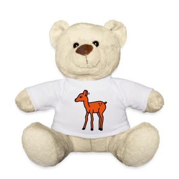 Reh scheu - V2 - Teddy - Weiß - Vorne