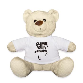 Scale your dreams - Teddy Bear - white - Front