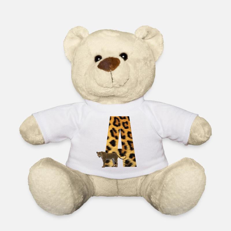 leopard a - Teddy - Weiß