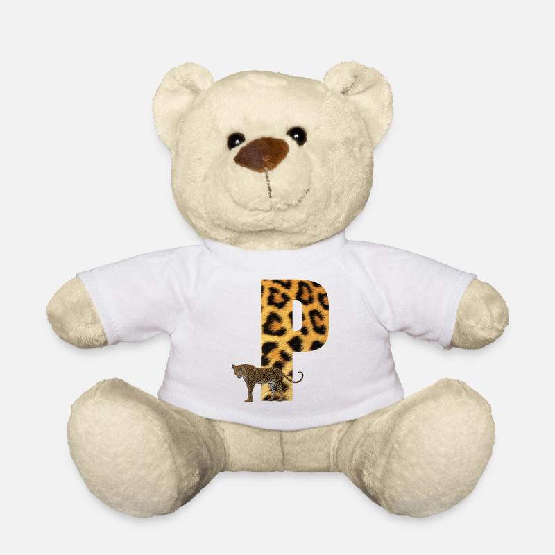leopard p - Teddy - Weiß
