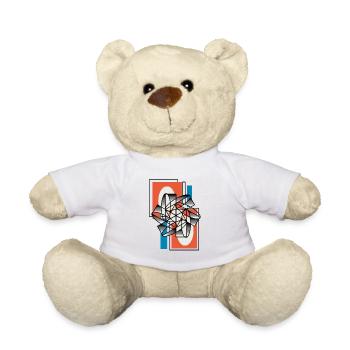 géométries - Nounours - blanc - Devant