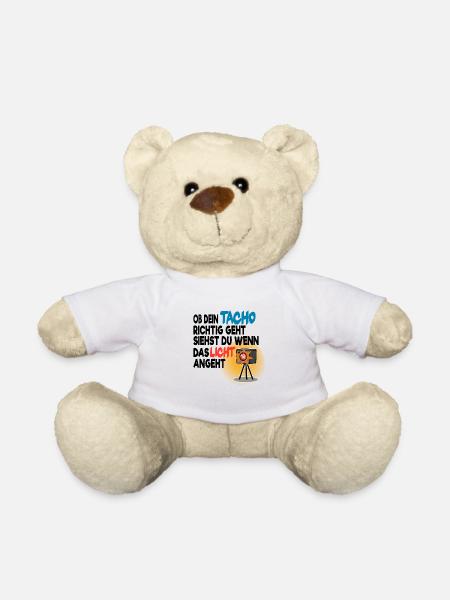 Ob Tacho richtig geht Licht Radarkontrolle Blitzer - Teddy - Weiß