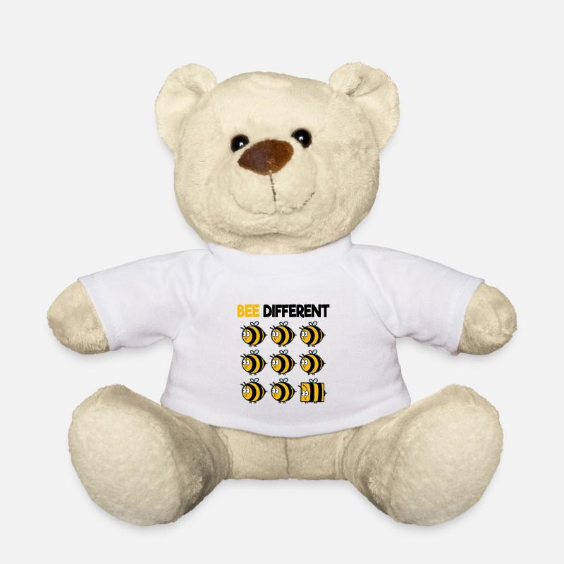 Bee Different Bienen Biene Imker Honig individuell - Teddy - Weiß