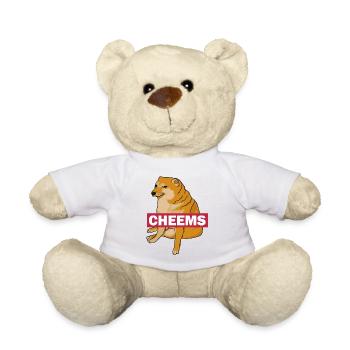 Meme dog Cheems - Nounours - blanc - Devant