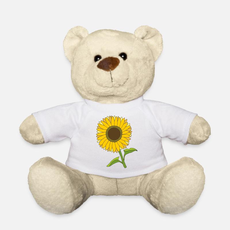 sonnenblume - Teddy - Weiß