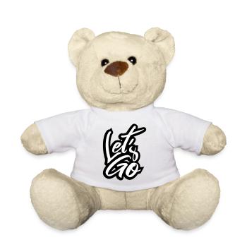 Graffiti Let s - Nounours - blanc - Devant