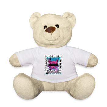 Vaporwave Otaku Cat Manga Japon Cat Retrowave - Nounours - blanc - Devant
