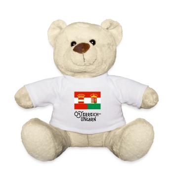 Flagge Österreich-Ungarns - Teddy - Weiß - Vorne
