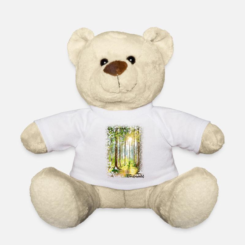 Forêt miraculeuse, forêt - Nounours - blanc