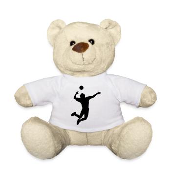 Volleyball gesprungen Schlag oder Service - Teddy - Weiß - Vorne