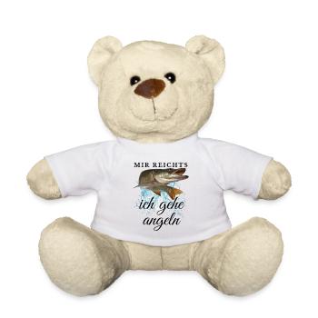 MIR REICHTS ich gehe angeln - Teddy - Weiß - Vorne