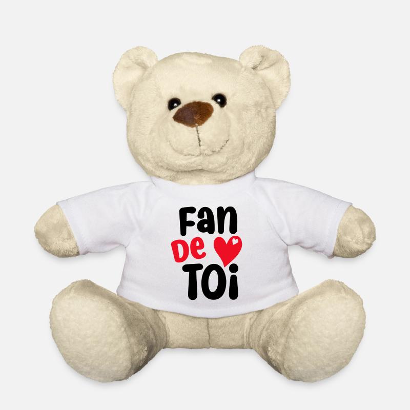 Du bist ein Fan von dir. - Teddy - Weiß