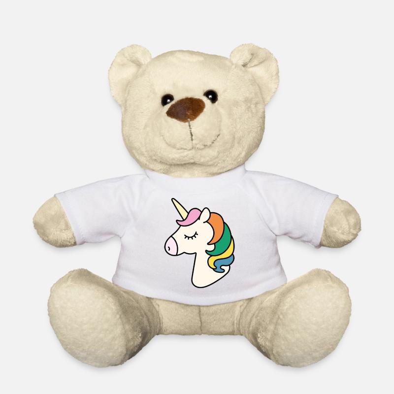 Einhorn - Teddy - Weiß