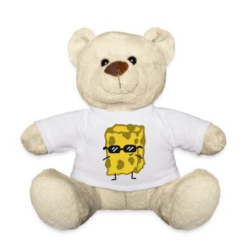 Sponge Household Funny - Teddy Bear - white - Front