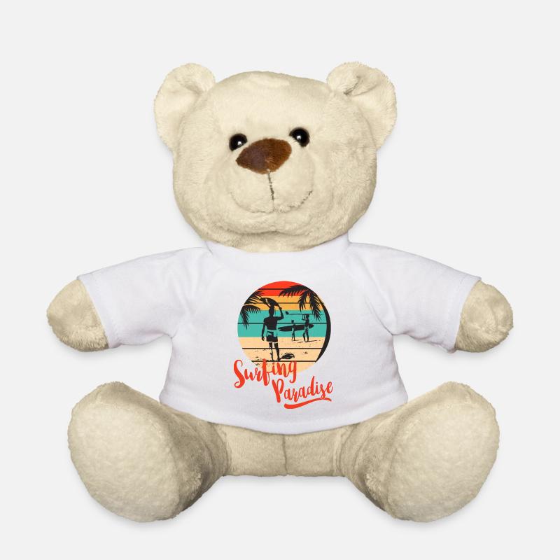 Surf, Surf, Surf, Surf, Surf - Nounours - blanc