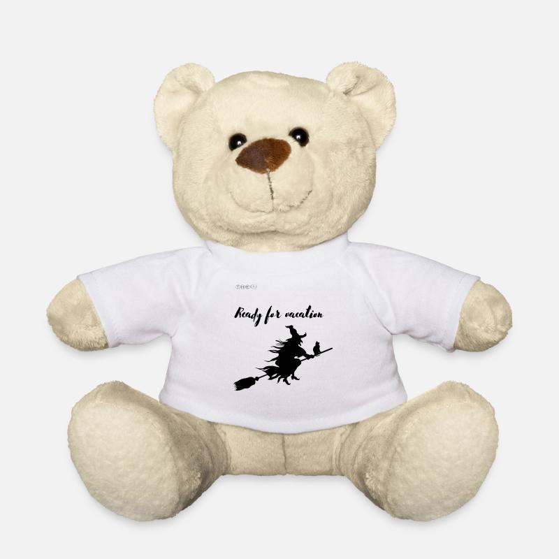 Bereit für den Urlaub - Teddy - Weiß