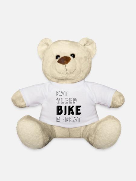 biker - Teddy Bear - white