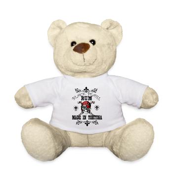 Le trésor enterré du pirate - Nounours - blanc - Devant