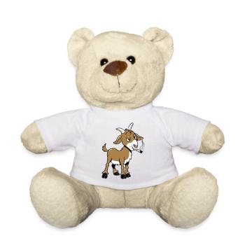 Goat kiffen joint - Teddy Bear - white - Front