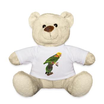Perroquets - Nounours - blanc - Devant
