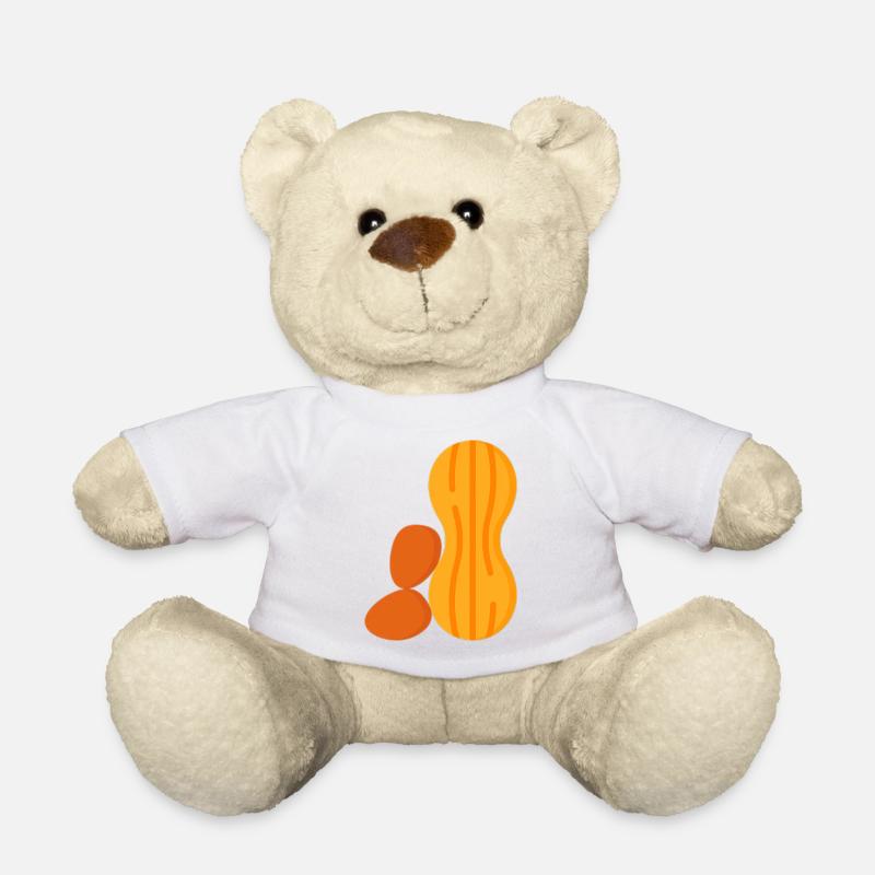 Cacahuètes - Nounours - blanc