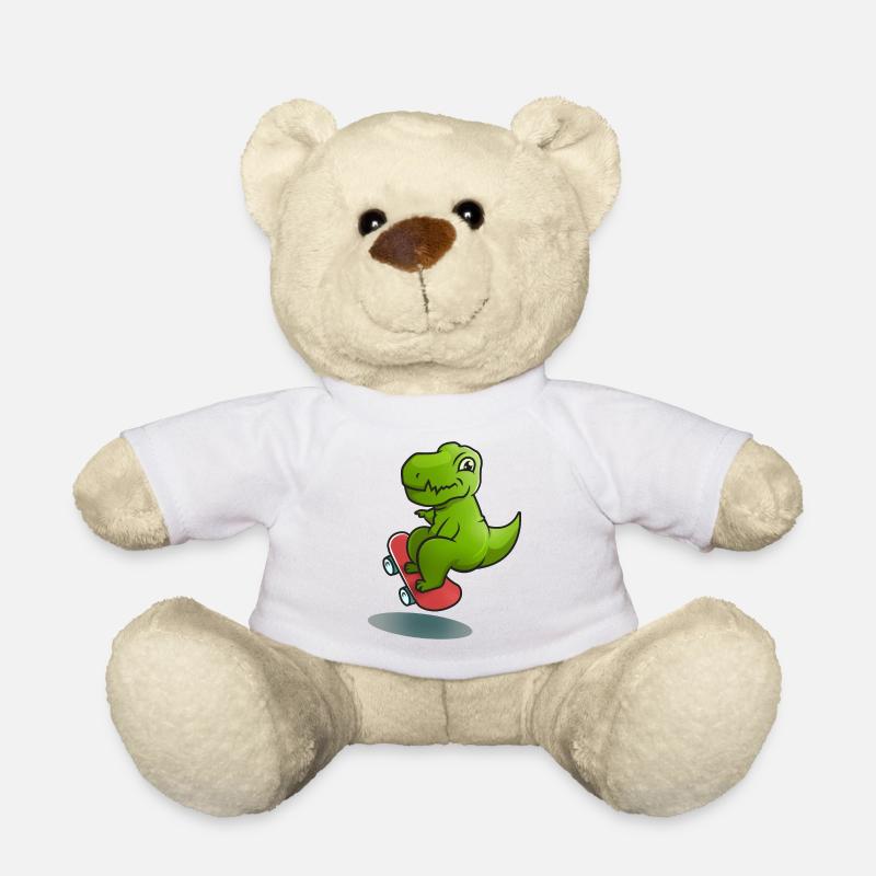 Dino Rollschuh - Teddy - Weiß