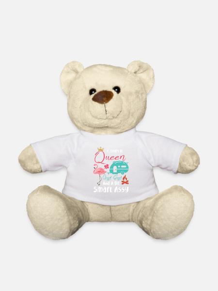 Camper Königin edel Sassy und ein bisschen Smart sassy - Teddy - Weiß