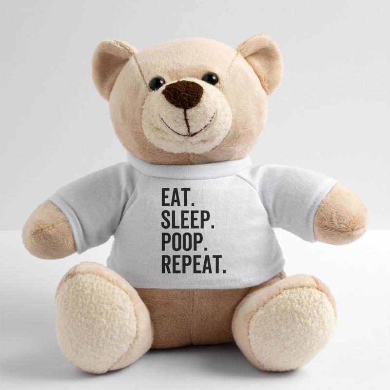 Manger le sommeil Caca Répéter Nounours