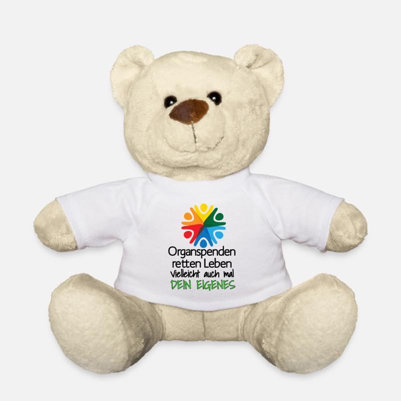 Organspenden retten Leben 22 - Teddy - Weiß