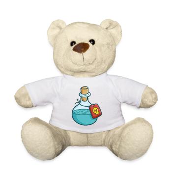 Poison Bottle RPG Poisoned Potion Fantasy Shirt - Teddy Bear - white - Front