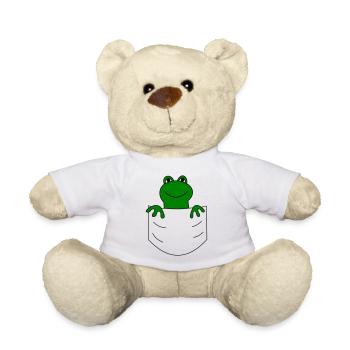 Frog in the bag - Teddy - Weiß - Vorne