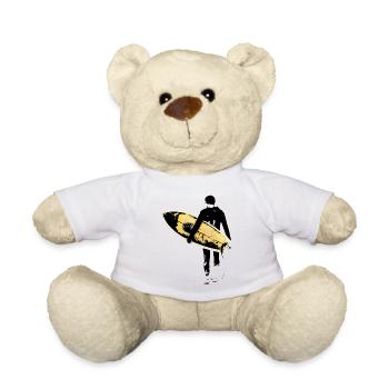 Surfeur - Nounours - blanc - Devant