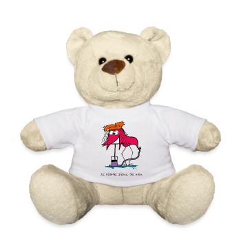 Je pompe donc je suis... - Nounours - blanc - Devant
