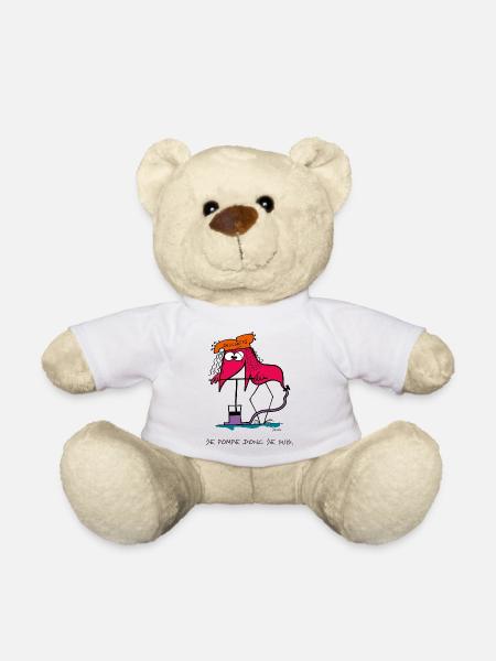 Je pompe donc je suis... - Nounours - blanc
