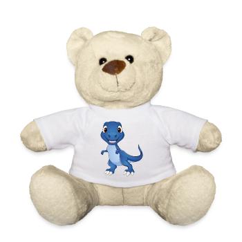 Dinosaur T-Rex - Teddy Bear - white - Front