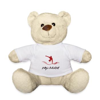 SURF BASQUE COUNTRY1 - Teddy Bear - white - Front