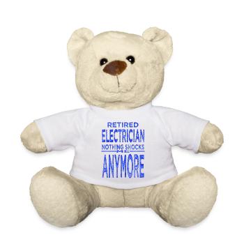 ingénieur ordinateur cadeau cadeau fil électrique - Nounours - blanc - Devant