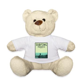 Surfenparadies Honolulu - Teddy - Weiß - Vorne