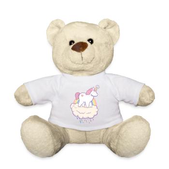 Chubby unicorn - Teddy Bear - white - Front