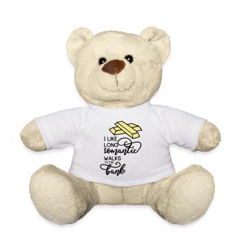 OR LOVE MAKING MONEY BOURSE MOTIF D’AMOUR - Nounours - blanc - Devant