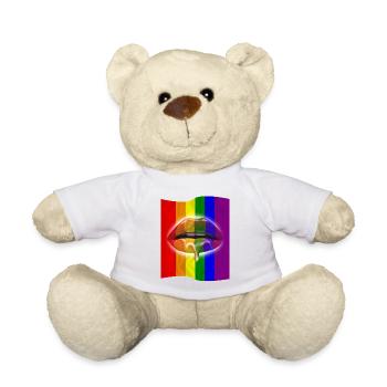 Amour LGBT sincère et véritable - Nounours - blanc - Devant