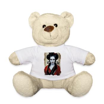 Geisha Vampire - Teddy Bear - white - Front